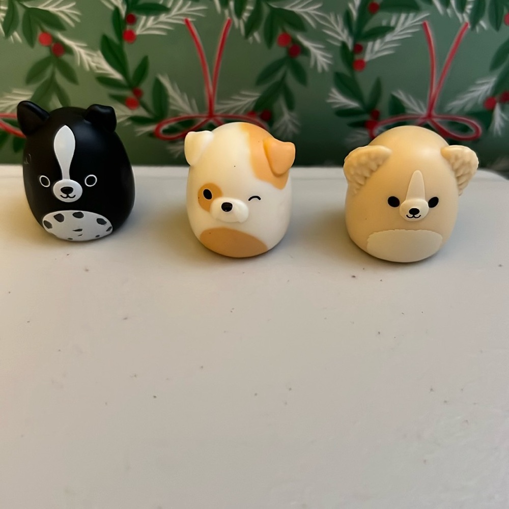 3 piece squish-a-long dog set